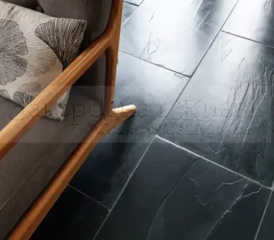 Натуральная плитка из сланца. Природный камень дома и на патио. Пол из камня, посуда из сланца. Пропитка (мастика, полироль) для камня.