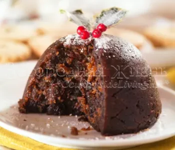 Английский Рождественский пудинг. Классический рецепт. Сливовый пудинг. Традиционный рождественский пудинг.