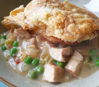 Пирог с курицей и грибами в духовке, рецепт и фото. Английская кухня. 